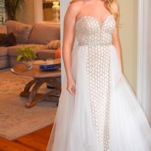 Terani Couture pageant dress. Worn once.  Size 0.  Could fit size 2.